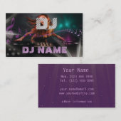 DJ-Visitenkarte Visitenkarte (Vorne/Hinten)
