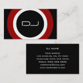 DJ-Visitenkarte Visitenkarte (Vorne/Hinten)