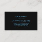 DJ-Visitenkarte Visitenkarte (Rückseite)