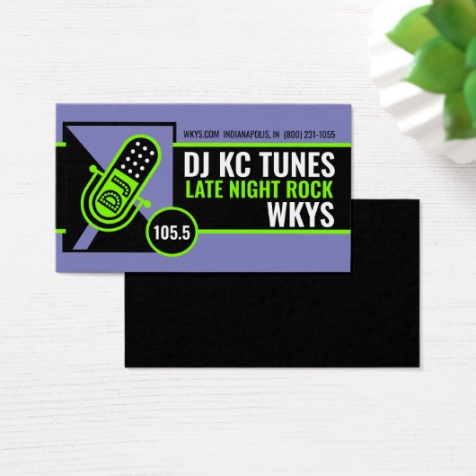 DJ-Visitenkarten (Schreibtisch)