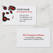 DJ-Visitenkarten 02 Visitenkarte (Vorne/Hinten)