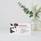 DJ-Visitenkarten 02 Visitenkarte (Stehend Vorderseite)