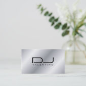 DJ - Visitenkarten Visitenkarte (Stehend Vorderseite)