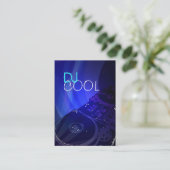 DJ-Visitenkarten Visitenkarte (Stehend Vorderseite)