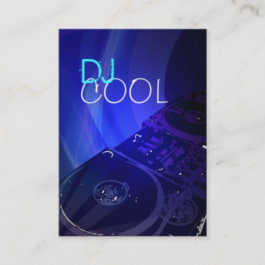 DJ-Visitenkarten Visitenkarte (Vorderseite)