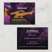 DJ-Visitenkarten Visitenkarte (Vorne/Hinten)