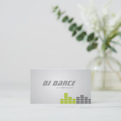 DJ-Visitenkarten Visitenkarte (Stehend Vorderseite)
