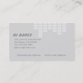 DJ-Visitenkarten Visitenkarte (Rückseite)