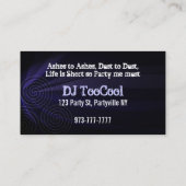 DJ-Visitenkarten Visitenkarte (Rückseite)