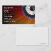 DJ-Visitenkarten Visitenkarte (Vorne/Hinten)