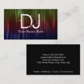 DJ-Visitenkarten Visitenkarte (Vorne/Hinten)