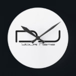 DJ Wall Clock Runde Wanduhr<br><div class="desc">Copyright © 2009-2016</div>