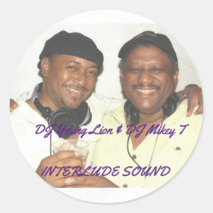DJ YOUNG LÖWE & DJ MIKEY T RUNDER AUFKLEBER