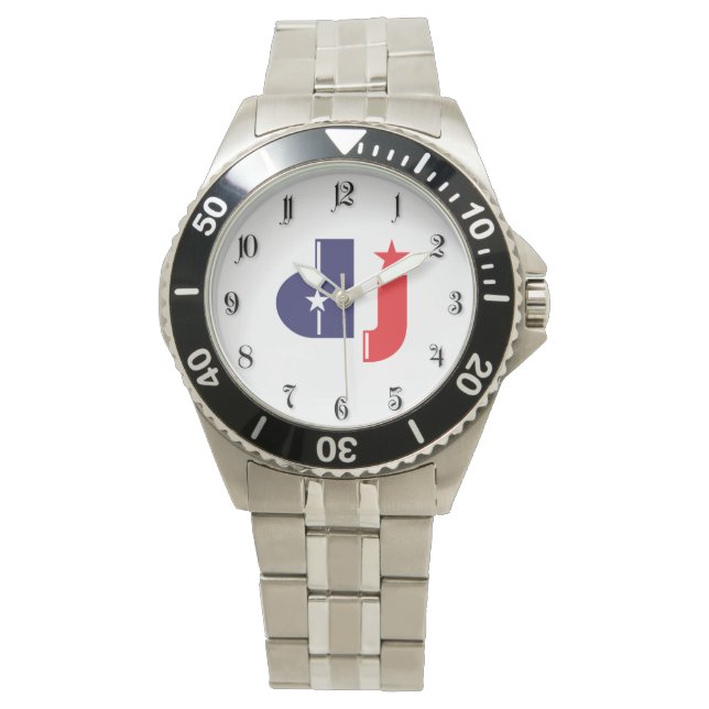 DJ-Zeichen Armbanduhr (Vorderseite)