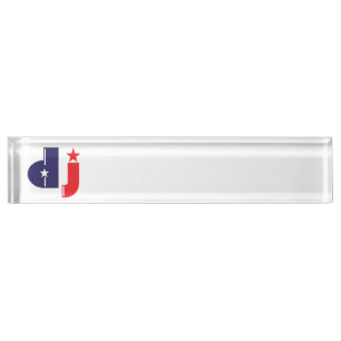 DJ-Zeichen Namensplakette