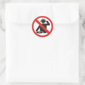 DJ-Zone Runder Aufkleber (Tasche)
