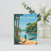 Dja Faunal Reserve Kamerun Postkarte (Stehend Vorderseite)