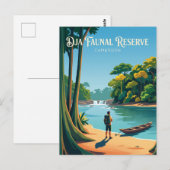 Dja Faunal Reserve Kamerun Postkarte (Vorne/Hinten)