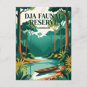 Dja-Tierschutzgebiet Kamerun Postkarte