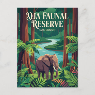 Dja-Tierschutzgebiet Kamerun Postkarte