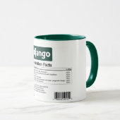 Django Nahrungs-Tatsachen-Tasse Tasse (VorderseiteRechts)