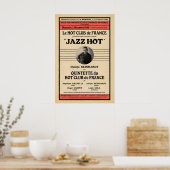 Django Reinhardt - Stephane Grappelli Jazzplakat Poster (Küche)