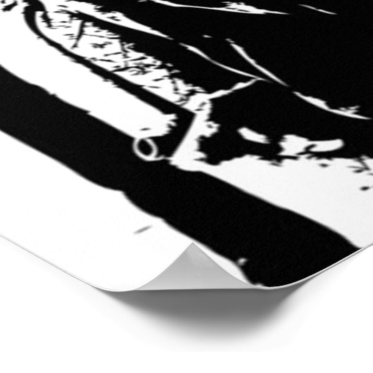 Django Unchached Illustration Poster (Ecke)