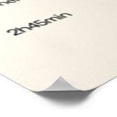 Django Unchached Quentin Tarantino Minimalistisch  Poster (Ecke)