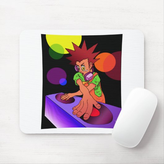 DJanime-jr. Mousepad (Mit Mouse)