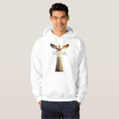 Djed Pillar Hoodie – Ancient Egyptian Stability Sy (Vorne ganz)