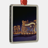 Djed Säulen-Brust und wedjet Augen-Brust Silbernes Ornament (Rechts)