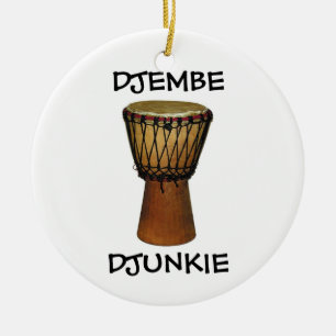 DJEMBE #2 Weihnachtsverzierung Keramikornament