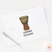 DJEMBE DJUNKIE Aufkleber (Umschlag)