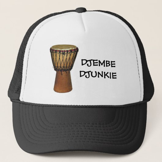 DJEMBE DJUNKIE Hut Truckerkappe (Vorderseite)