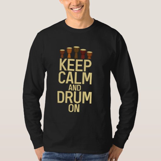 Djembe Drum Djembe Player Djembeist T-Shirt (Vorderseite)