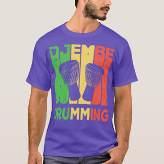 Djembe Drumming Vintage Retro  T-Shirt
