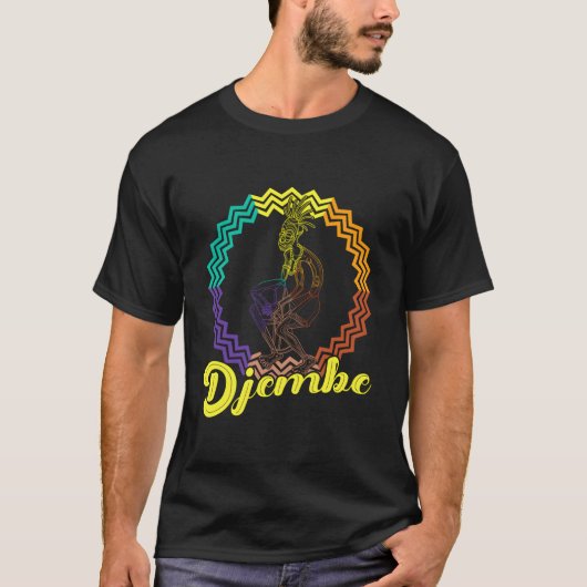 Djembe Drums Drummer Musical Instrut Africa Reggae T-Shirt (Vorderseite)