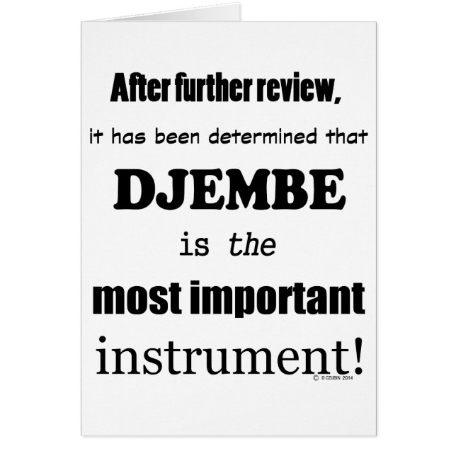Djembe ist das wichtigste Instrument (Vorne)