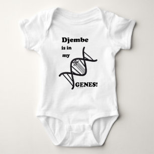 Djembe ist in meinen Genen! Baby Strampler