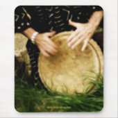 Djembe Mausunterlage Mousepad (Vorne)