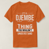 Djembe Musician Goblet Drum Musikinstrument T-Shirt (Design vorne)