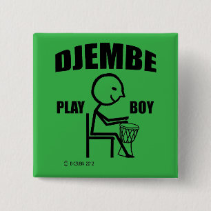 Djembe Play Boy Button