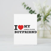 Djembe Player Boyfriend Designs Postkarte (Stehend Vorderseite)