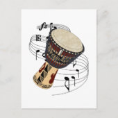 Djembe Postkarte (Vorderseite)
