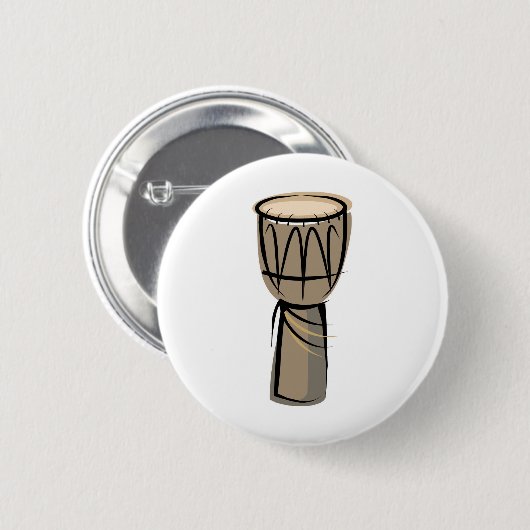 djembe Trommel Button (Vorne & Hinten)