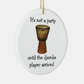 DJEMBE Weihnachtsverzierung Keramikornament (Rechts)