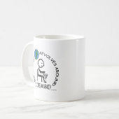 Djembe - Weltumdrehungen Kaffeetasse (Vorderseite Links)