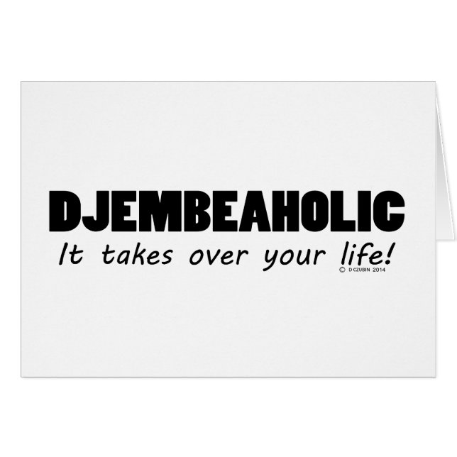 Djembeaholic Life (Vorderseite (Horizontal))