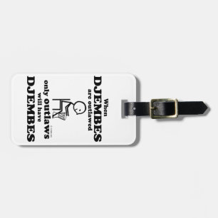 Djembes verboten gepäckanhänger