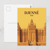 Djenné, Djenné, Mopti Postkarte (Vorne/Hinten)